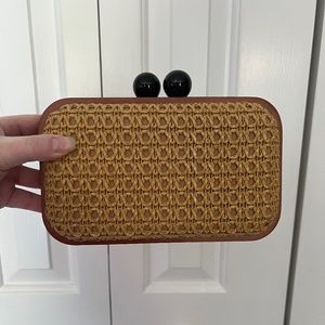Basket weave clutch/crossbody